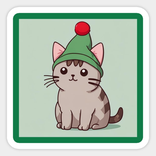 Cute elf kitten Sticker by Love of animals